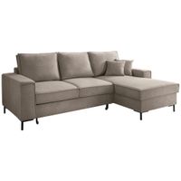 Livetastic ROHOVÁ SEDACIA SÚPRAVA, textil, taupe