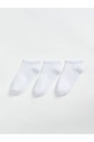 LC Waikiki Lcw Basic Girls Booties Socks 3-Pack