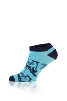 Ankle socks PALEROS - navy blue/turquoise