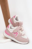 Boto Buty Sportowe Sneakersy Dziecięce Na Rzep Różowe Galisse
