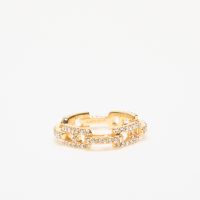 Ambush Pave A Chain Ring Gold/ No Color XL