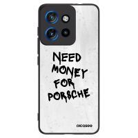 Silikónový čierny obal pre Motorola Edge 50 Neo - White Dollar
