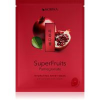 KORIKA SuperFruits Pomegranate - Hydrating Sheet Mask зволожувальнакосметична марлева маска 25 гр