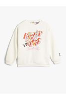 Koton Sweatshirt Looney Tunes Printed Licensed Long Sleeve Crew Neck Ribbed