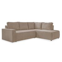 MID.YOU ROHOVÁ SEDACIA SÚPRAVA, textil, taupe