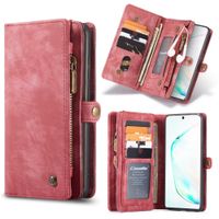WALLET Zaščitni ovitek z denarnico 2v1 za Samsung Galaxy S20 rdeč