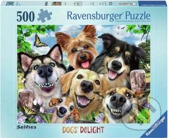 Psí selfie - puzzle z kategorie Zvířata