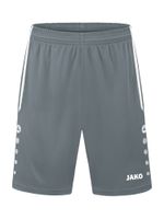 JAKO Sportske hlače  siva / bijela