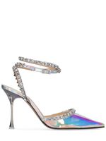 100mm Audrey Iridescent Pvc Pumps