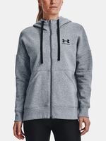 Under Armour RIVAL FLEECE FZ HOODIE Majica dugih rukava siva