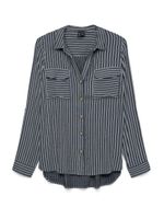 VERO MODA Bluza 'VMBumpy'  tamno plava / bijela