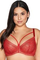 Nevyztužená podprsenka Ava Lingerie 2128 Červená 105B