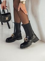 Botki damskie NIGHTWALK czarne Dstreet