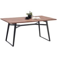 Livetastic JEDÁLENSKÝ STÔL, akácia, čierna, farba akácie, 160/90/77 cm