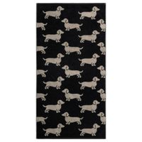 Cawoe UTERÁK, 80/150 cm, béžová, čierna