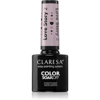 Claresa SoakOff UV/LED Color Love Story Gel-Nagellack Farbton 2 5 g