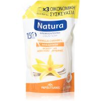 PAPOUTSANIS Natura Vanilla Caramel tekući sapun zamjensko punjenje 750 ml