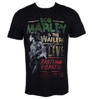 Metal T-Shirt Männer Bob Marley - Rastaman Vibration - ROCK OFF - BMATTRTW01MB M