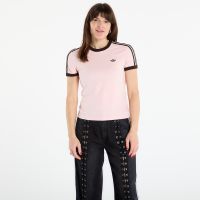 T-shirt adidas 3 Stripes Slim T-Shirt Sandy Pink/ White XS