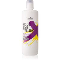 Schwarzkopf Professional Goodbye  Yellow шампоан, неутрализиращ жълтите нюанси за боядисана коса и коса с кичури 1000 мл.