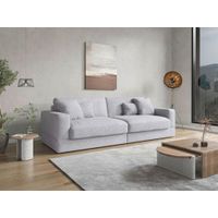 Sit & More VEĽKÁ POHOVKA, textil, strieborná