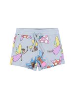 Printed Cotton Jersey Shorts