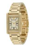 Emporio Armani Analogni sat  zlatna / prozirna / prljavo bijela