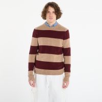 Πουλόβερ Tommy Hilfiger Lambswool Crew Neck Safari Canvas Heather/ Deep Burgundy Heather XL