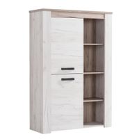 XXXL KOMODA, farba duba, farba strieborného duba, 99,5/146,5/36,5 cm