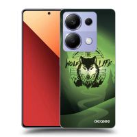 Silikónový prehľadný obal pre Xiaomi Redmi Note 13 Pro 4G - Život vlka