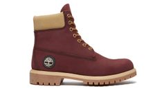 Timberland 6-Inch Lace Waterproof Boot Pánske - Topánky Timberland - Bordová - A2P6W-EQ3-7.5 - Size: 7.5