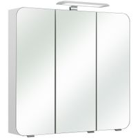 Xora ZRKADLOVÁ SKRINKA, biela, 75/70/20 cm