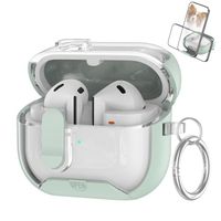 STARCHAIN Zaščitni ovitek za Samsung Galaxy Buds 3 / Buds 3 Pro zelene barve