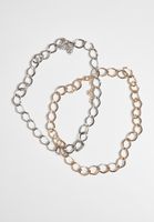 Large Classic Necklace 2-Pack - Gold and Silver Colors