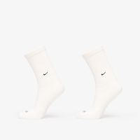 Nike Everyday Cushioned Crew Socks 2-Pack Sail/ Black L