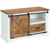 MID.YOU SKRINKA POD TV, biela, 105/63/45 cm