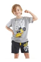 Denokids Beach Gym Boys T-shirt Shorts Set