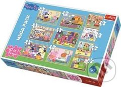 Prasiatko Peppa 10 v 1 - puzzle z kategorie 15 - 60 dílků