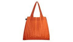 Loqi PLEATED Pomarańczowa torba dzianinowa