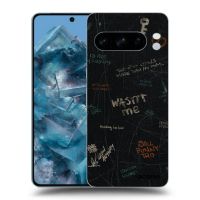 Silikónový čierny obal pre Google Pixel 10 Pro - CONFESSION