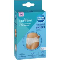 Canpol babies Maternity Briefs poporodne spodnjice velikost M 5 kos