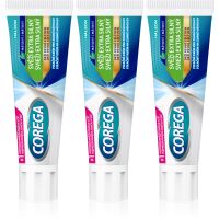 Corega Fresh Extra Strong fiksacijska krema za zobne proteze 3x40 g