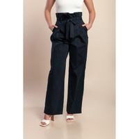 Plus Size High Waist Hose, Dunkelblau