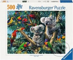 Koaly na stromě - puzzle z kategorie Zvířata