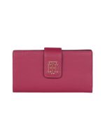 Tommy Hilfiger Wallet - TH OUTLINE LRG FLAP pink