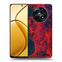 Silikónový čierny obal pre Realme 12X - Organic red