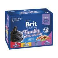 Kapsičky Brit Premium Cat Family 12x100g