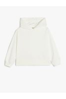 Koton Hooded Long Sleeve Sweatshirt