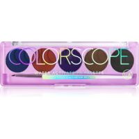 J.Cat Beauty ColorScope paletka na tvár so štetčekom odtieň 104 Deep 5 g
