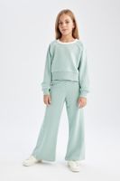 DEFACTO Girl Sweatshirt Tracksuit Bottom 2-Piece Set